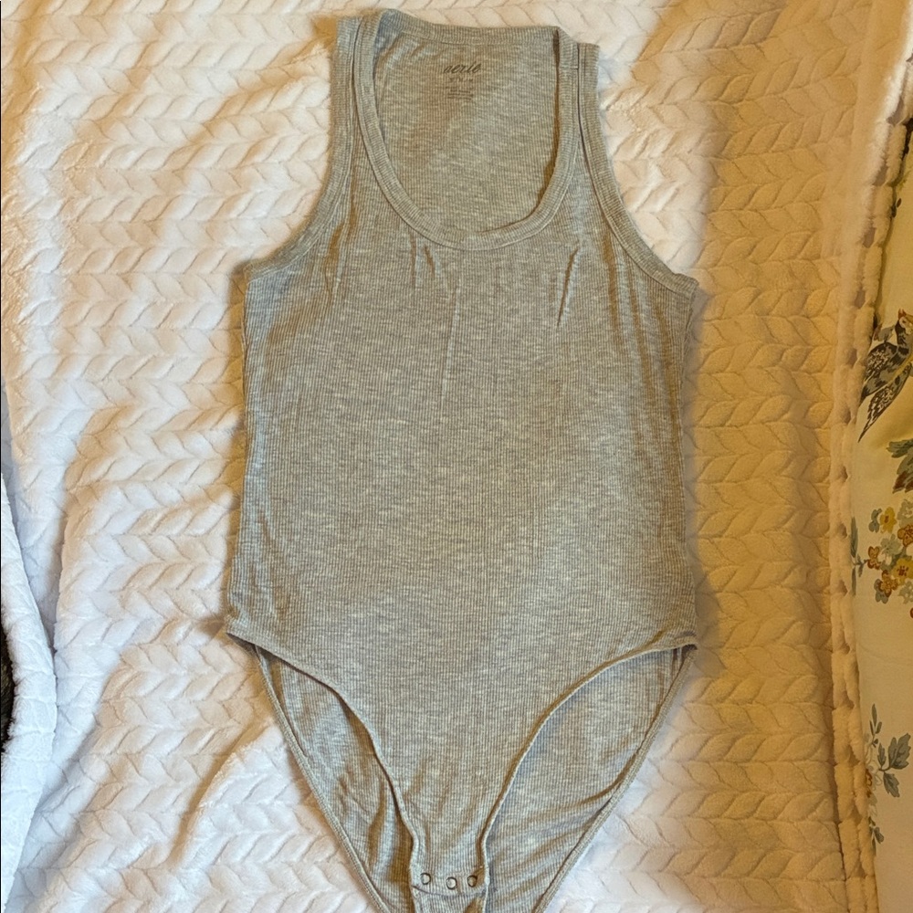 Aerie Light Gray Women's Bodysuit